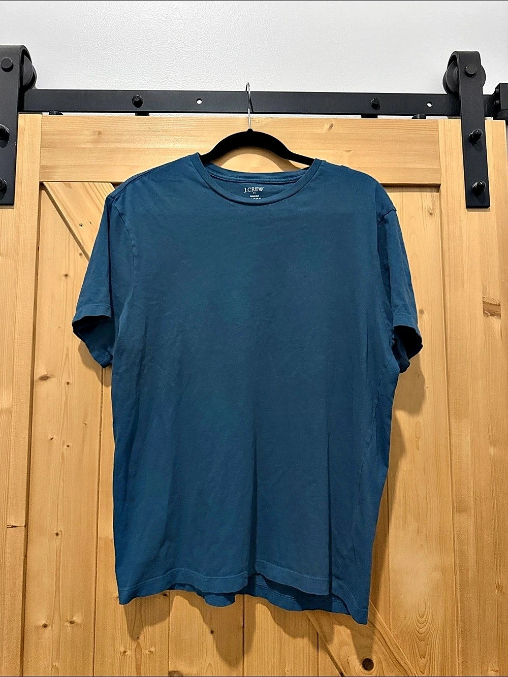 J.Crew Washed Jersey T-Shirt Short Sleeve Tee in Blue Size Large